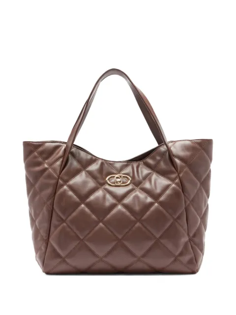LIU JO large quilted logo tote bag