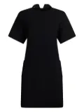 LIU JO sequin-embellished short-sleeved mini day dress - Black