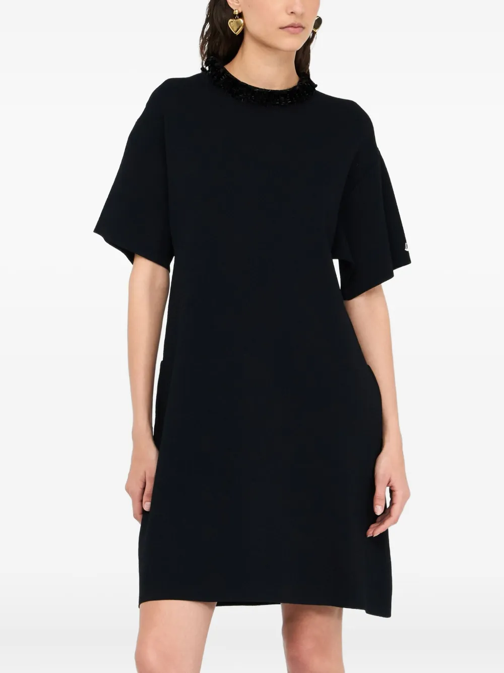 LIU JO Dress with sequins Zwart