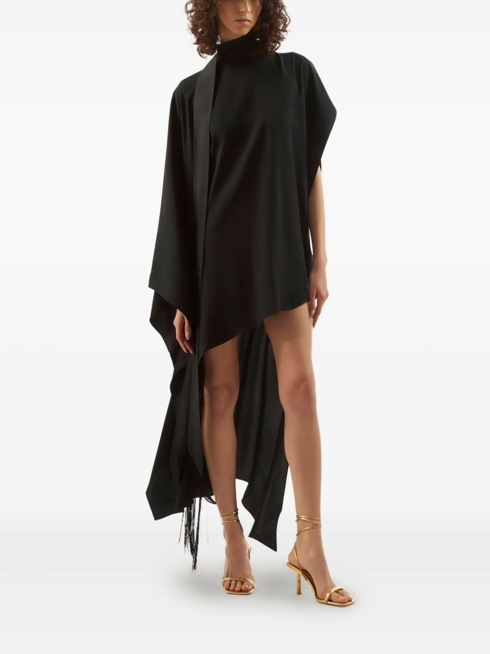 Taller Marmo California asymmetric-hem dress Zwart