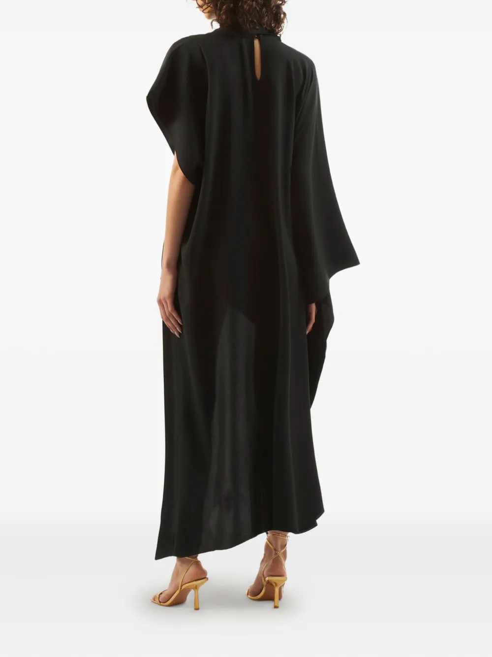 Taller Marmo California asymmetric-hem dress Zwart