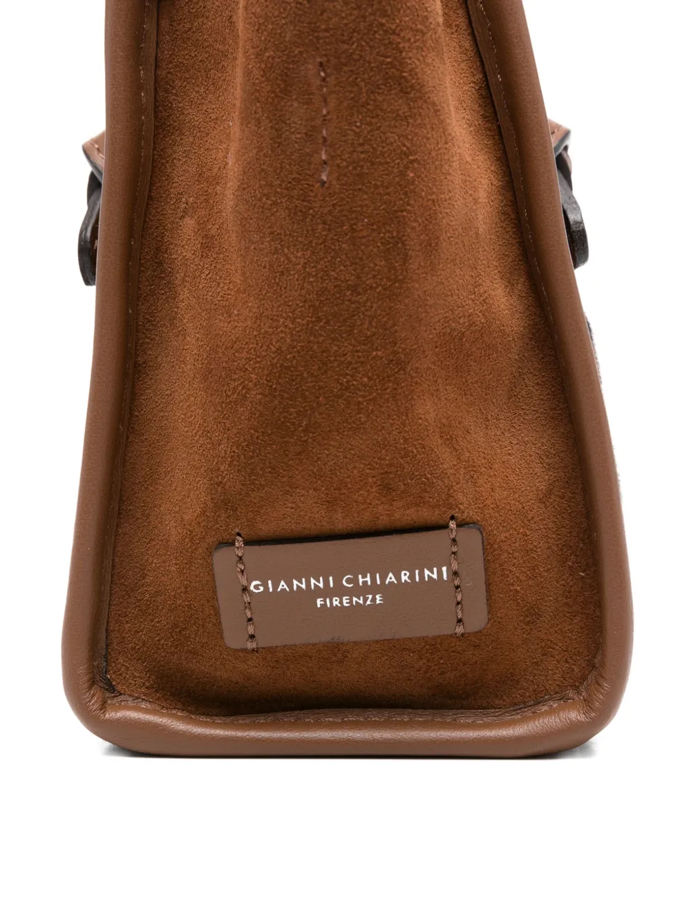 GIANNI CHIARINI Miss Marcella shopper met luipaardprint Bruin