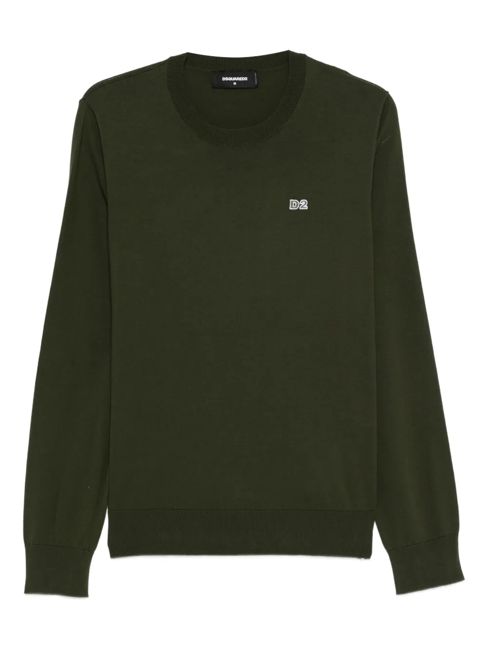 DSQUARED2 Trui met logopatch Groen