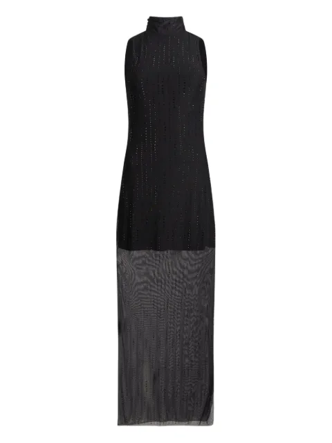 LIU JO embellished halterneck maxi party dress