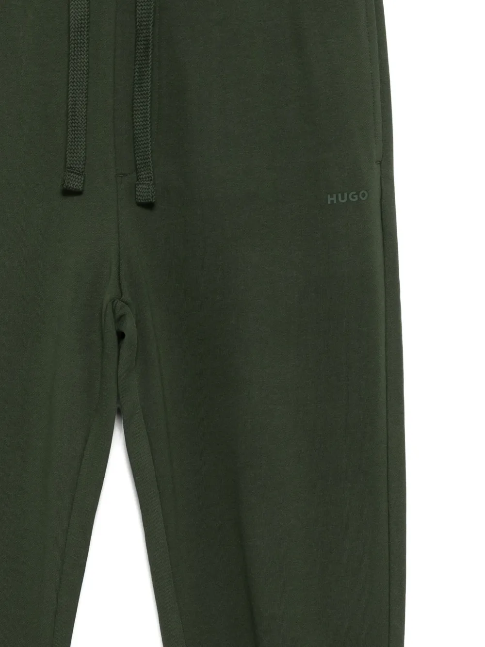 Hugo Boss Logo-printed Track Pants In Green