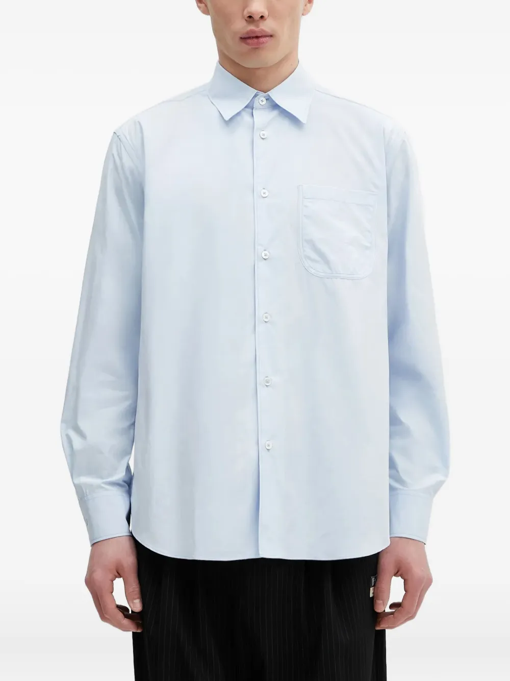 Paul Smith cotton long-sleeve shirt - ブルー Paul Smith cotton long-sleeve shirt - ブルー