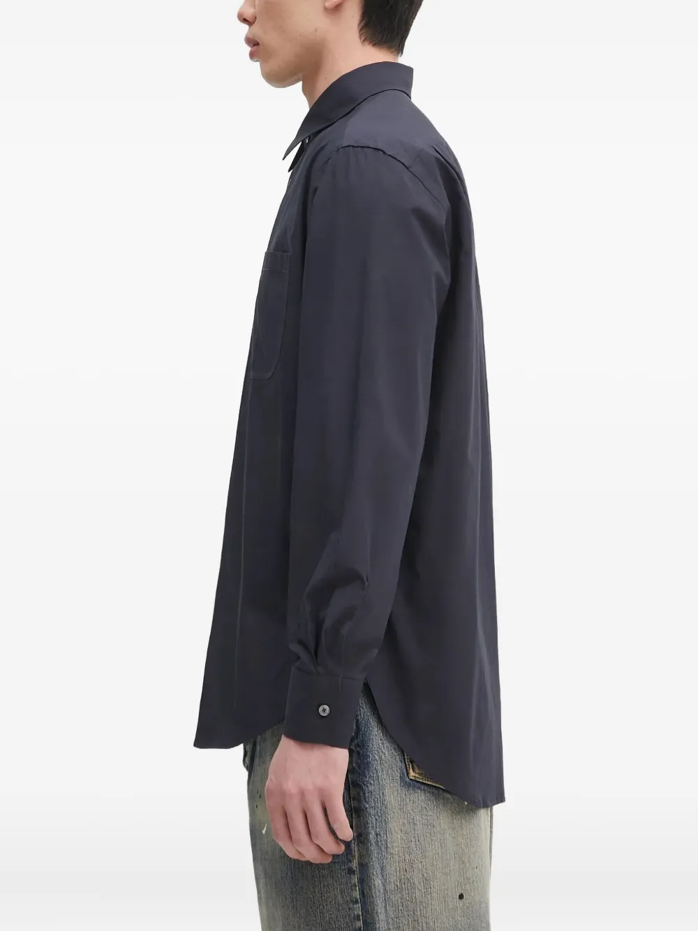 Paul Smith pocket long-sleeve shirt Blauw