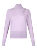 LIU JO high-neck cut-out sweater - Purple
