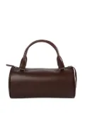 The Row Edith cylindrical leather tote bag - Brown