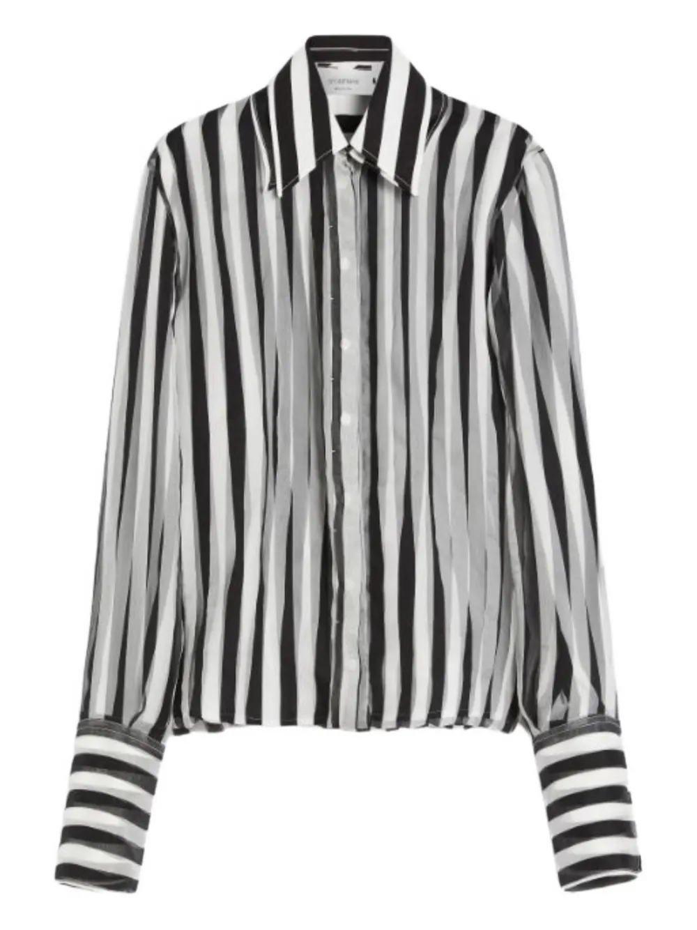 Max Mara Gestreept blouse Zwart