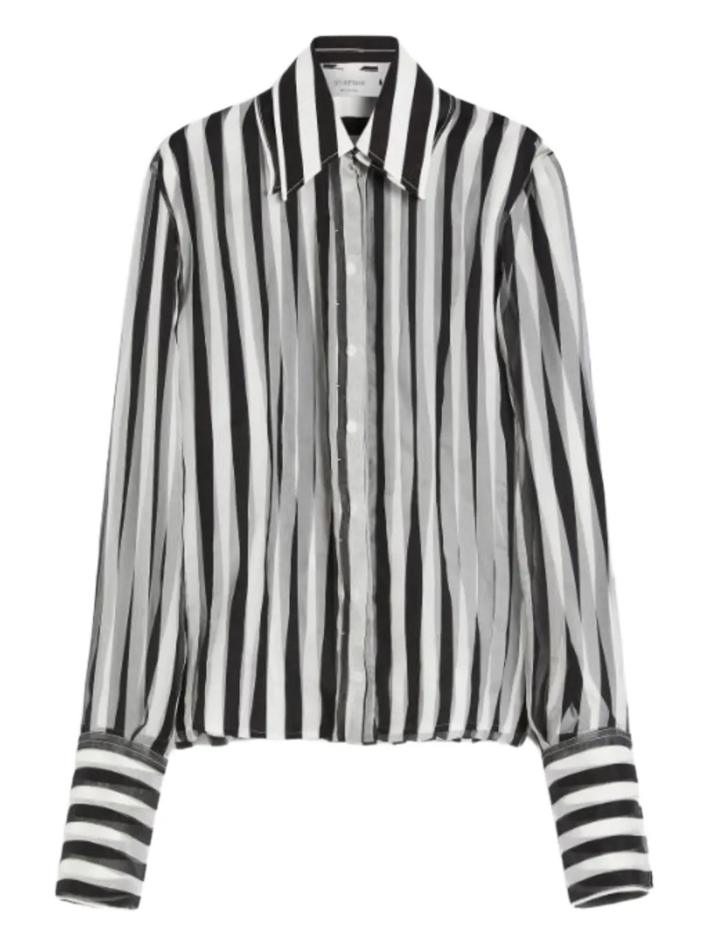 Max Mara Gestreept blouse Zwart