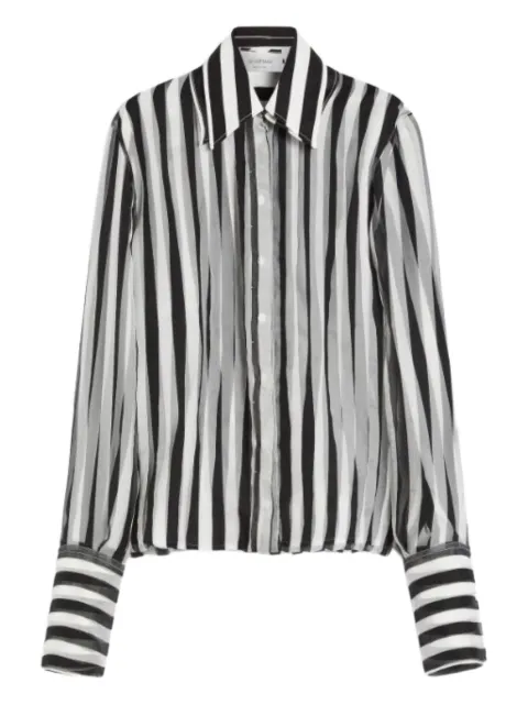 Max Mara striped silk shirt