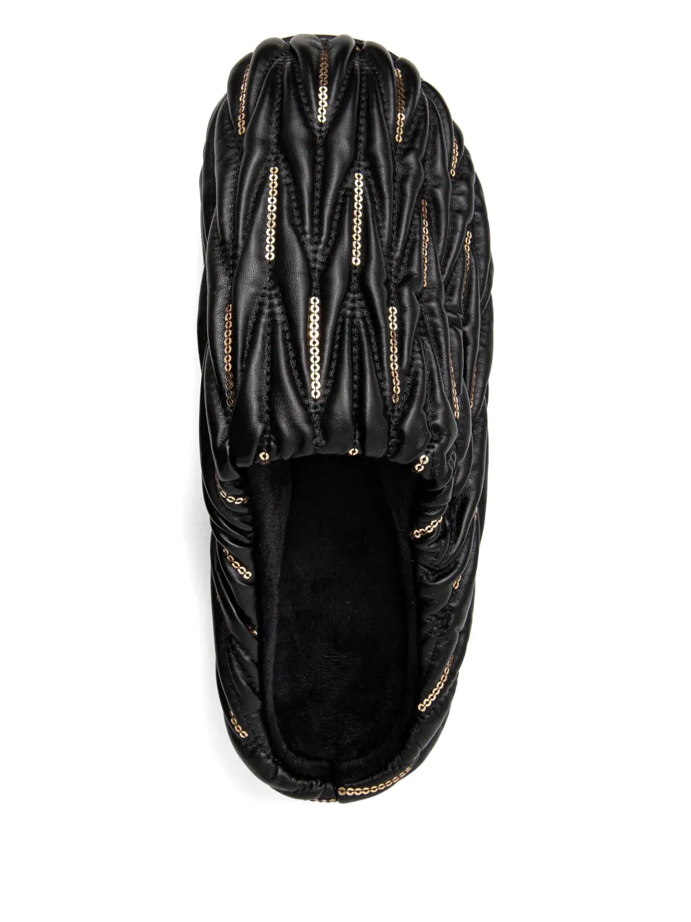 SUBU Banquet sequin mules Black