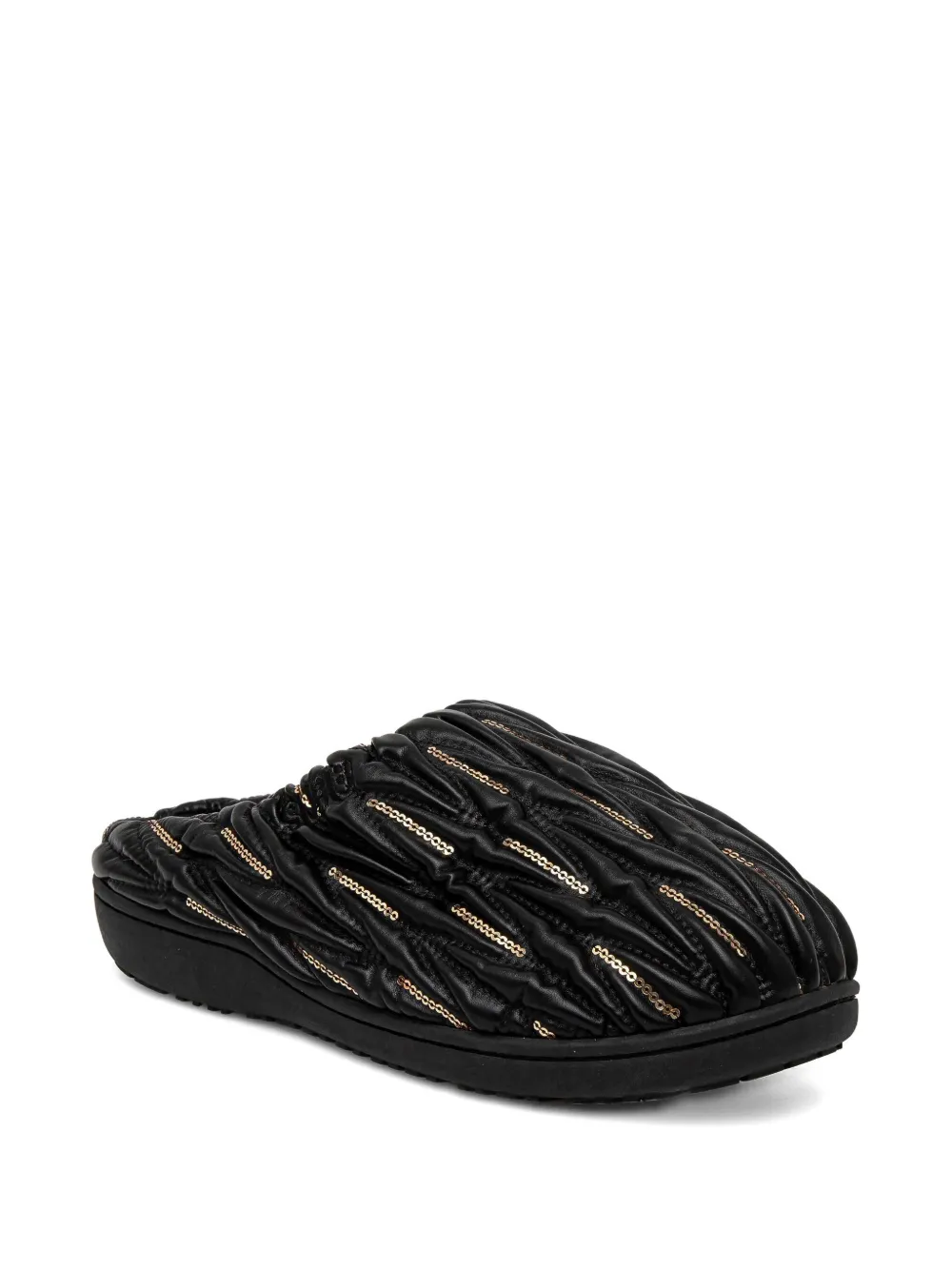 SUBU Banquet sequin mules Black