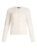 LIU JO crew-neck cardigan - White
