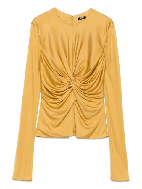 Versace gathered blouse