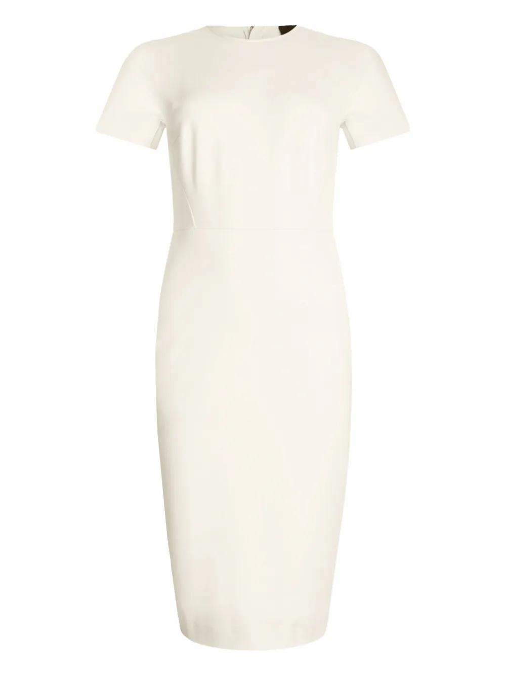 LIU JO short-sleeve midi dress Beige