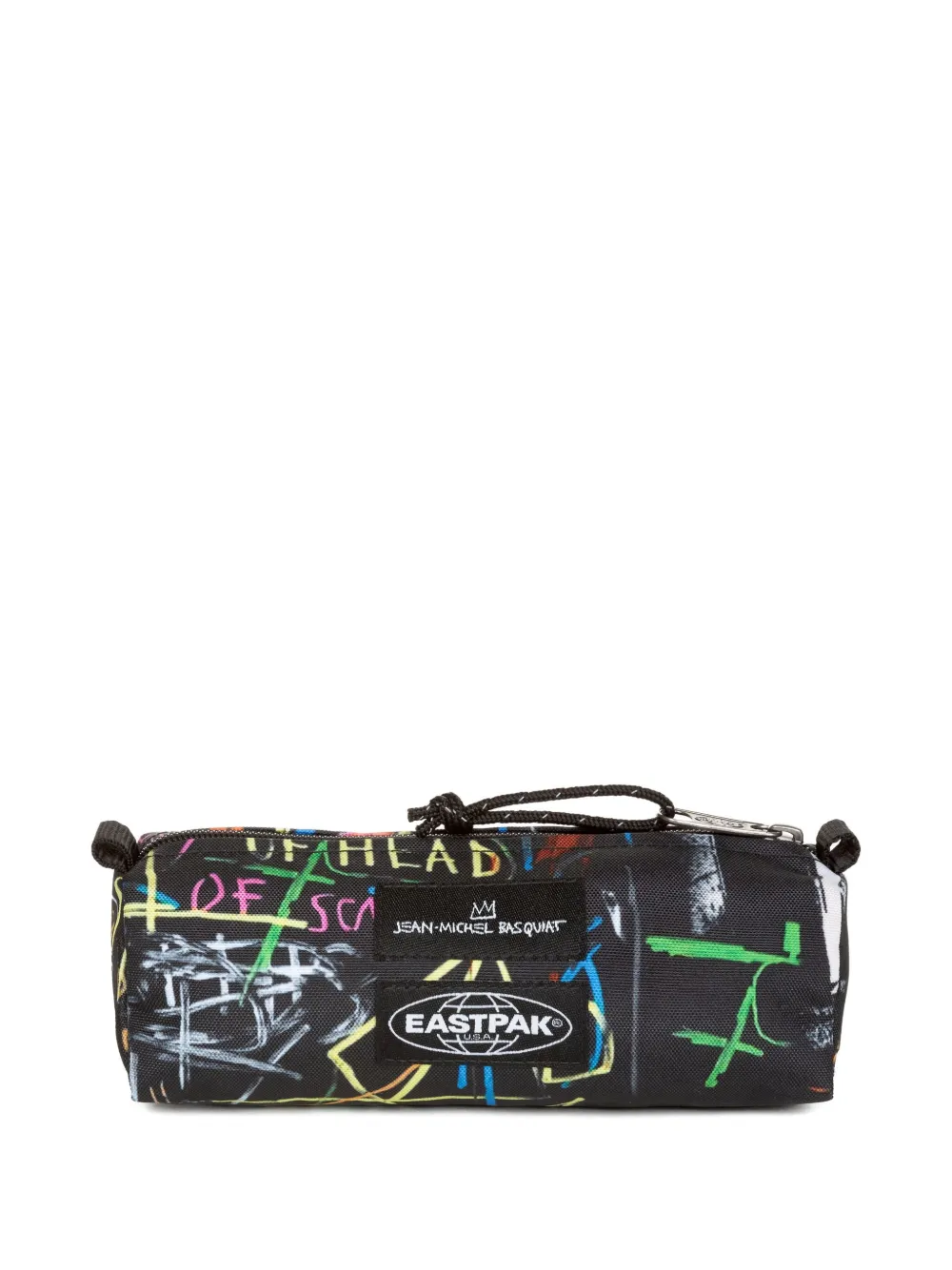 Eastpak x Basquiat Kings of Egypt 2 print pencil case | Black | Image 1