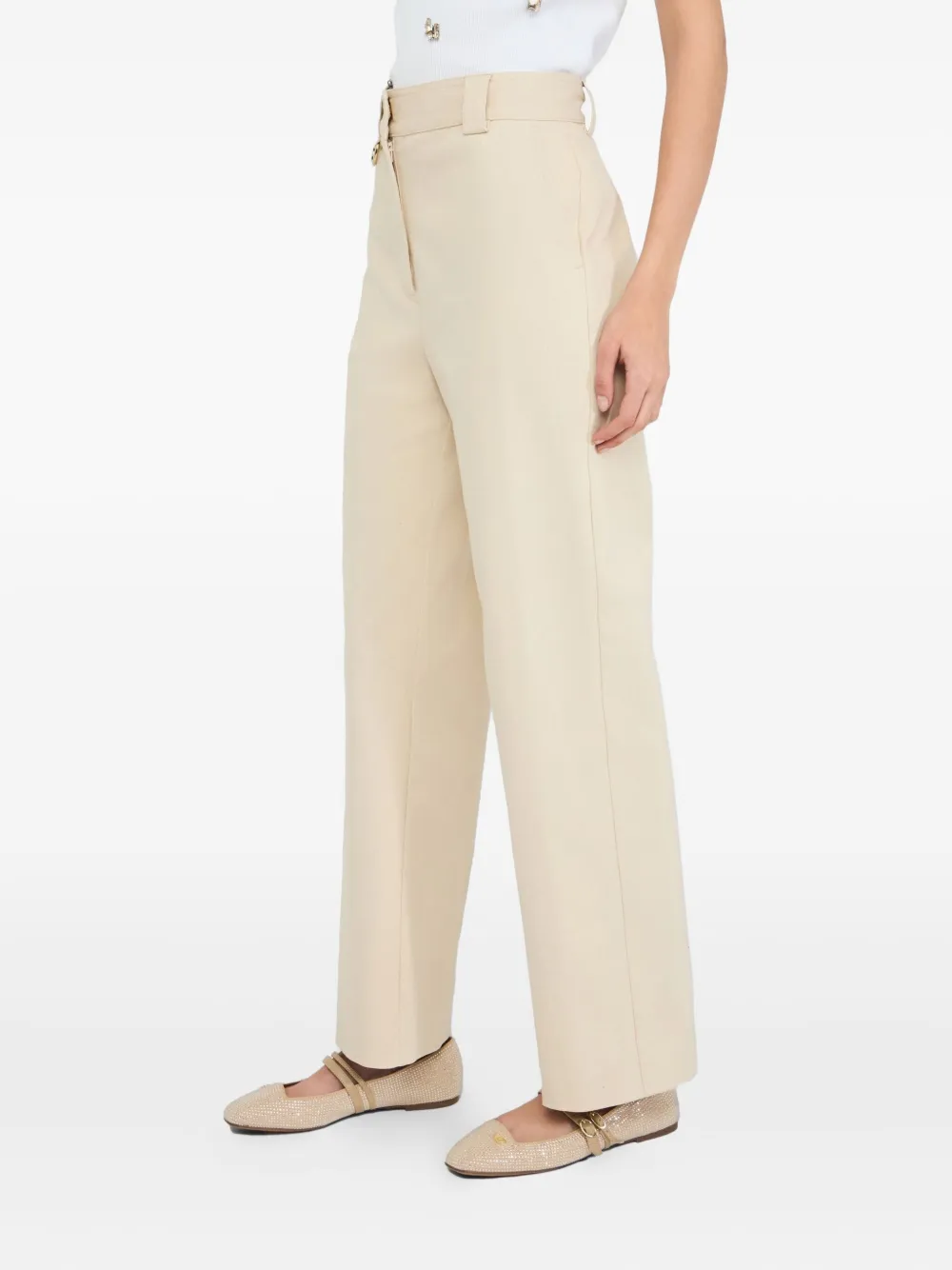 LIU JO chino trousers Beige