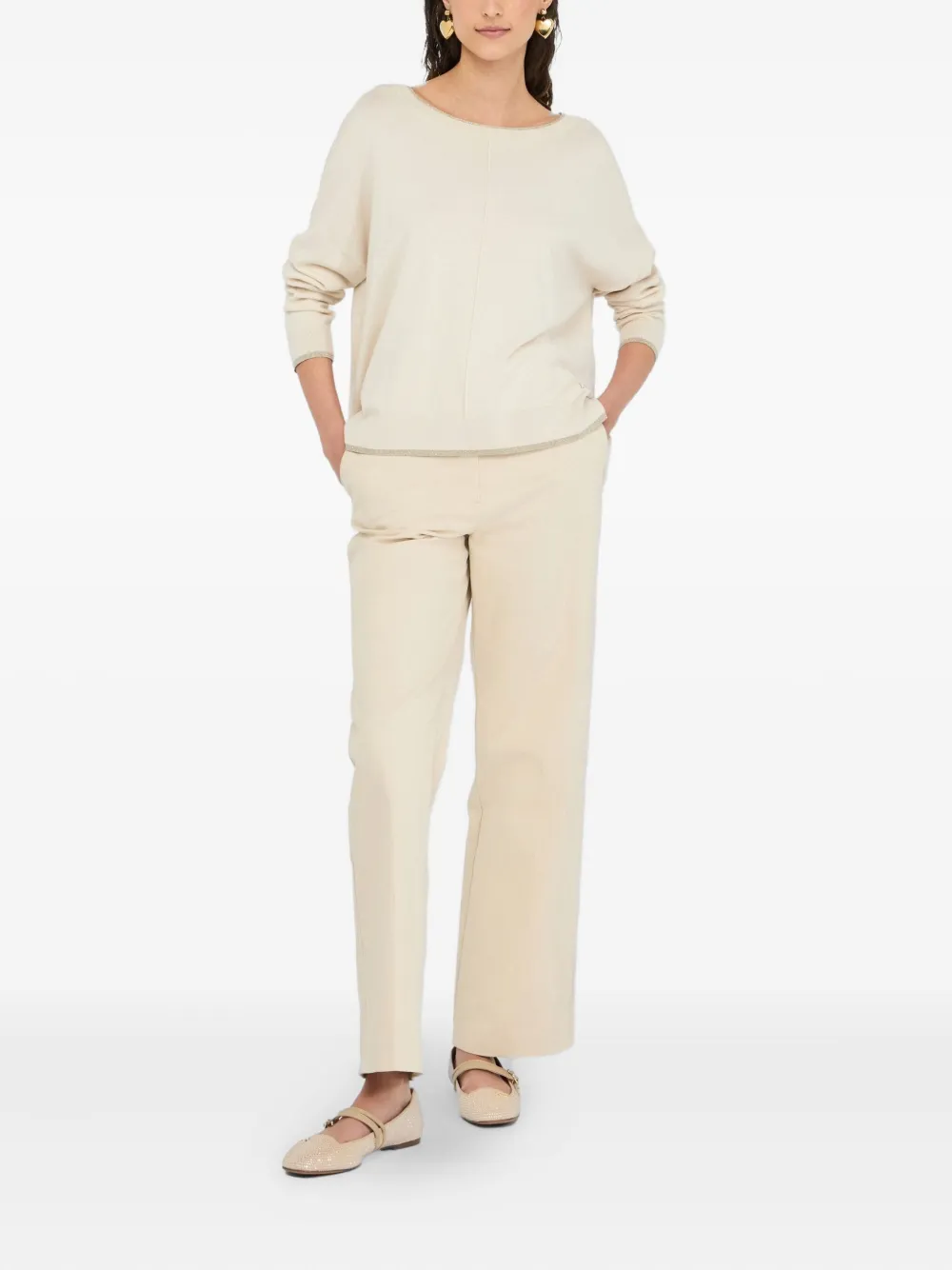 LIU JO chino trousers Beige