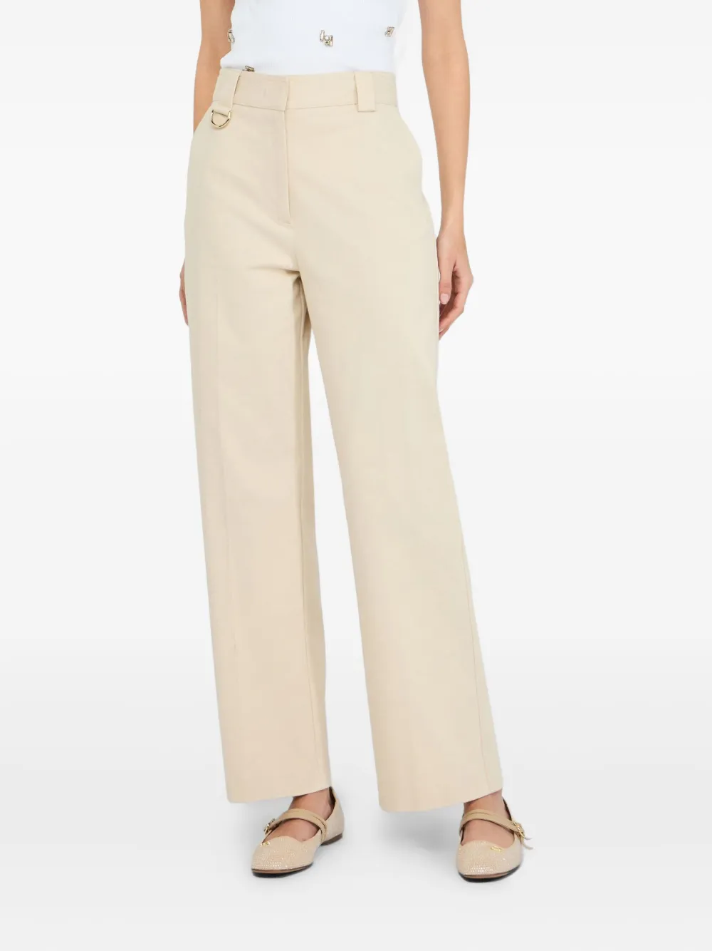 LIU JO chino trousers Beige