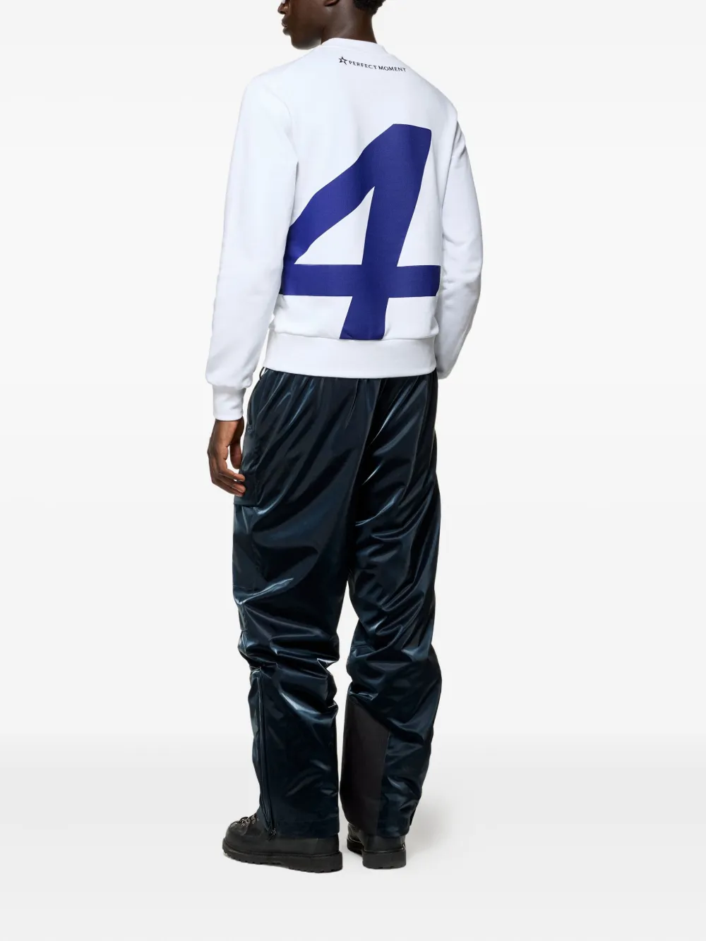 Perfect Moment Unisex Alpine Racer Sweatshirt L In White