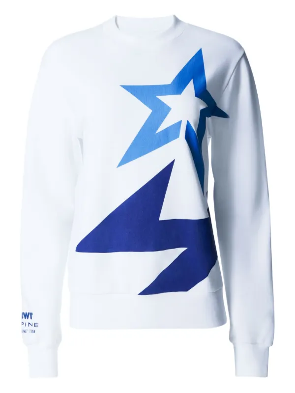 Perfect Moment Alpine Racer Sweatshirt in White