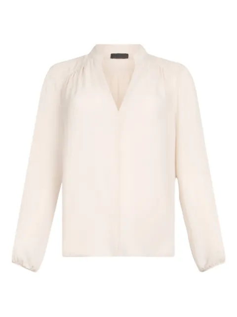 LIU JO blusa con cuello mao