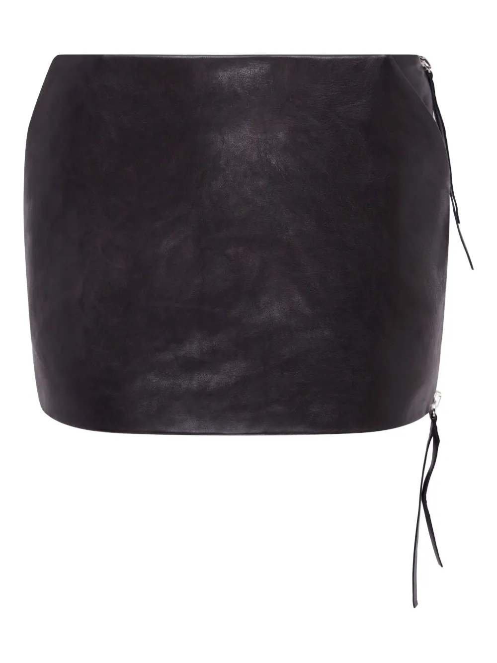 Adu zip-detail mini skirt