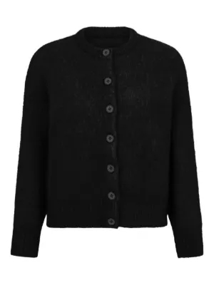 MM6 Maison Margiela cut-out Detailed Cardigan | Black | FARFETCH