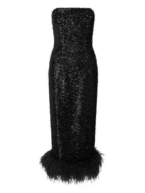 Robe mi-longue Minelli à sequins - 16Arlington - Modalova