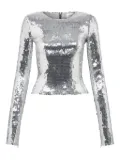 16Arlington Loida sequinned T-shirt - Grey
