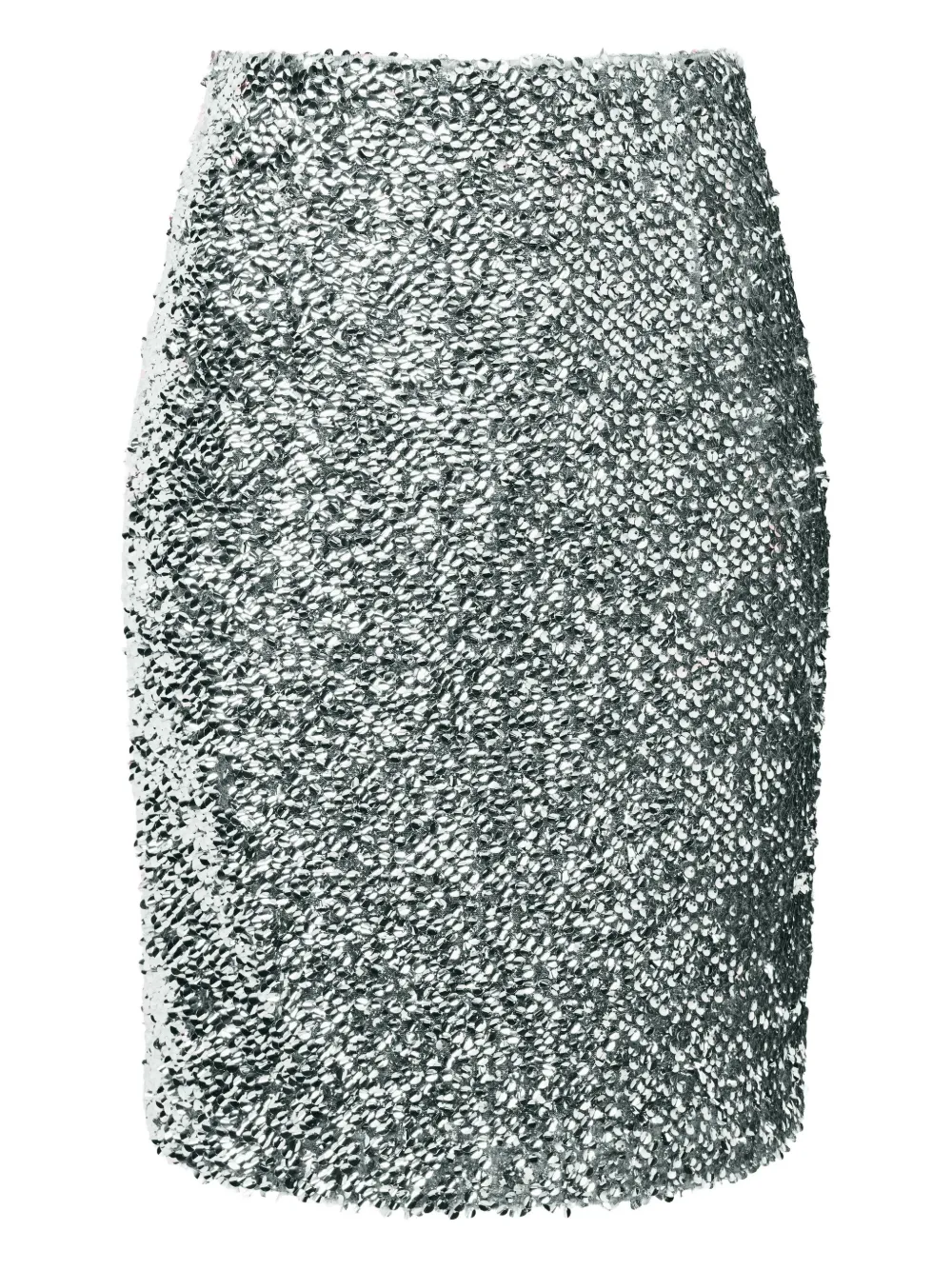 16arlington Delta Sequinned Midi Skirt In Gray