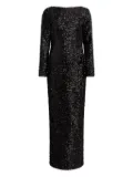 16Arlington Reta sequinned gown - Black