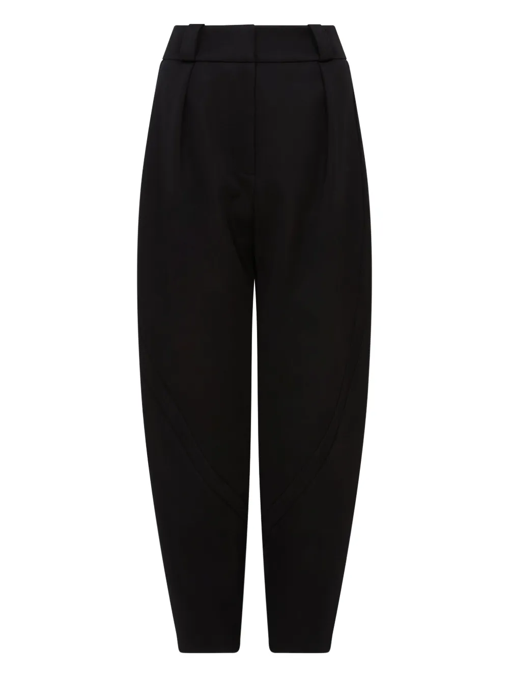16Arlington Pola piped-seam pocket tapered trousers | Black | Image 1
