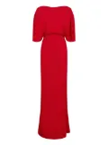 16Arlington Dona cape-sleeve maxi dress - Red