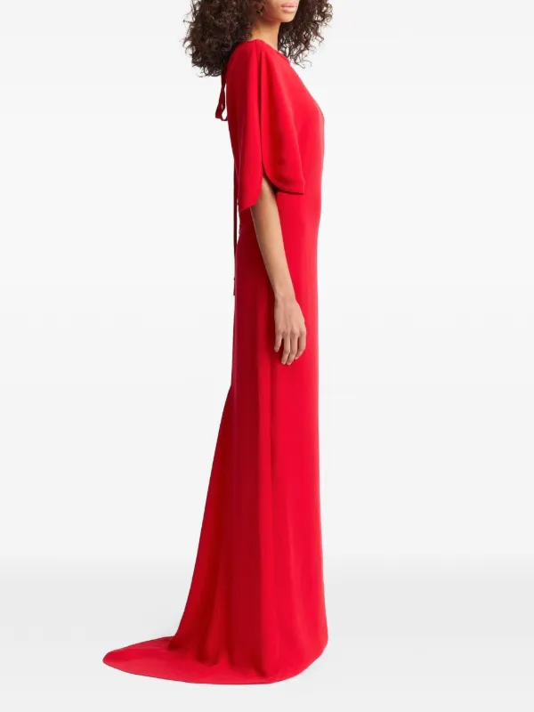 16 arlington red dress fitted lace wedding dress 16 Arlington Red Long-sleeve Sequin Dress with Front Cut Out and Long Mine & Yours