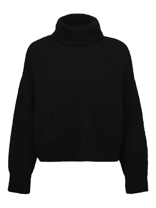 16Arlington Sephia Roll-neck Sweater in Black