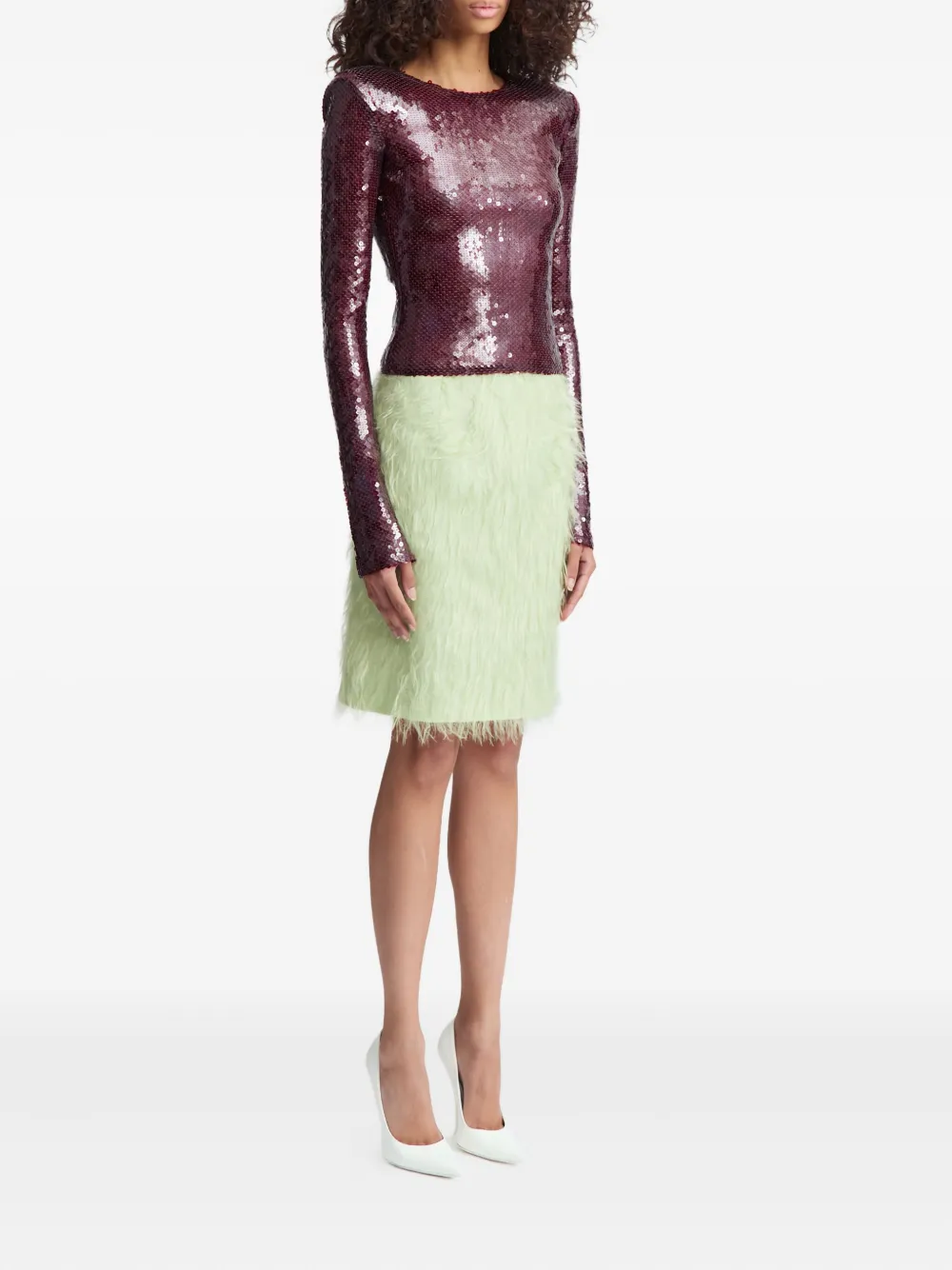16Arlington Delta midi-rok - Groen