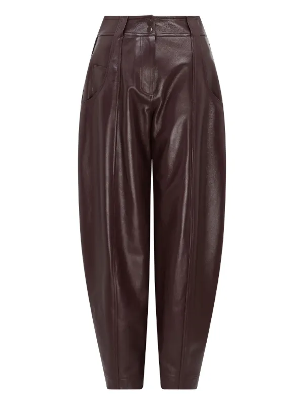 16Arlington Alcea Leather Trousers in Red