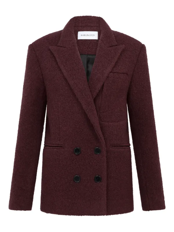 16Arlington Vale Double-breasted Blazer in Red
