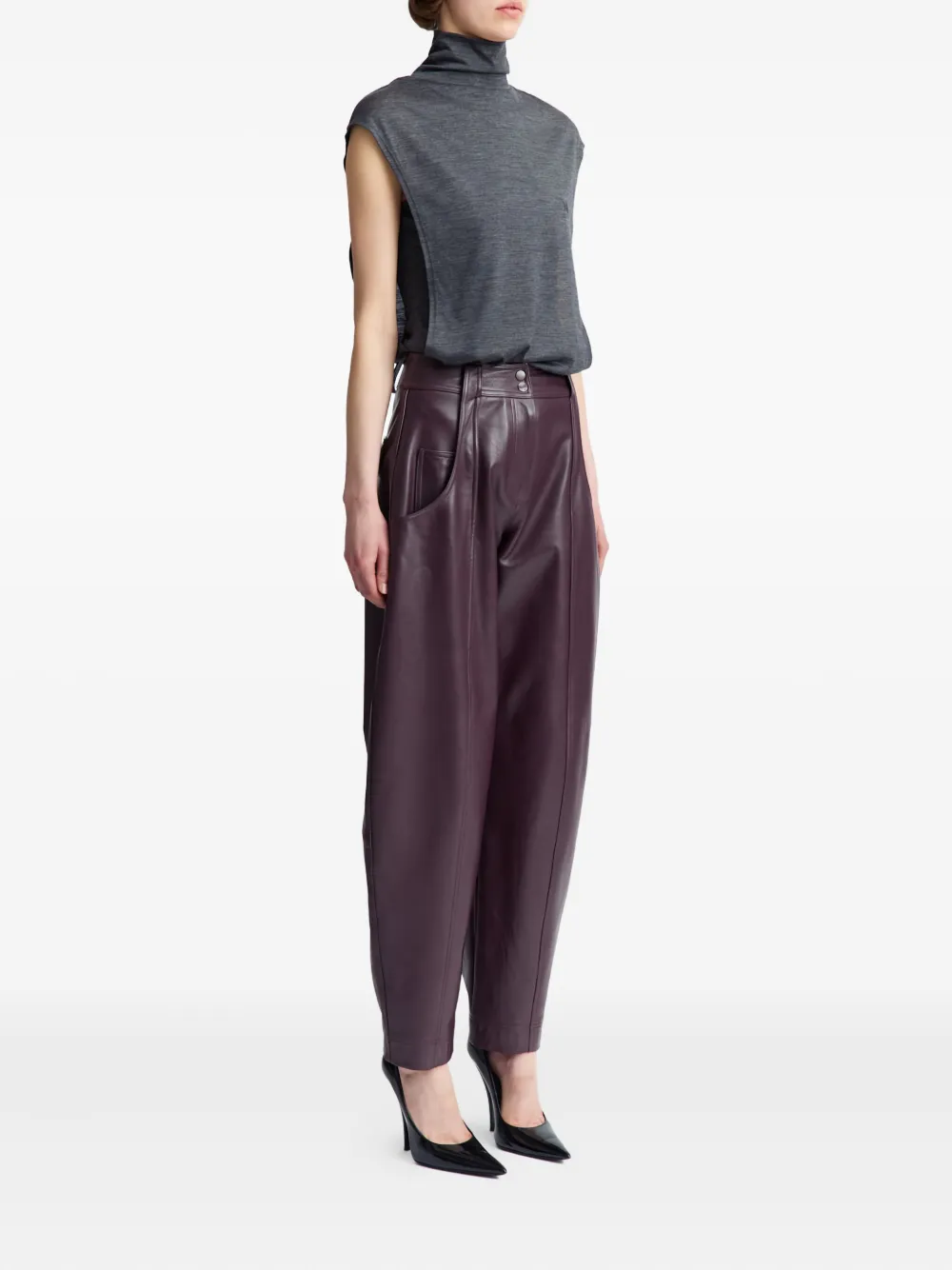 16arlington Ovica Sleeveless Top In Gray