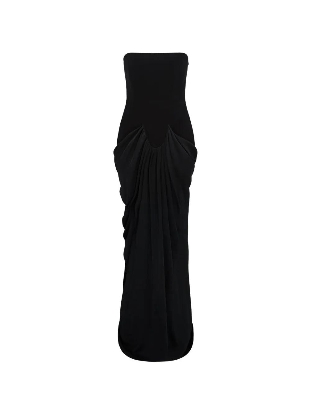 16Arlington Abito lungo con drappeggio - Nero