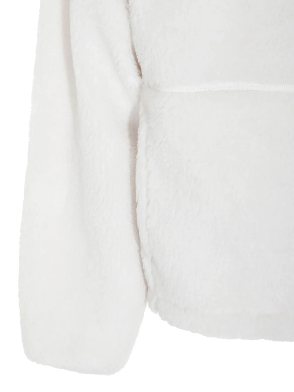 The North Face Heritage Extreme Pile jack met halve rits Wit