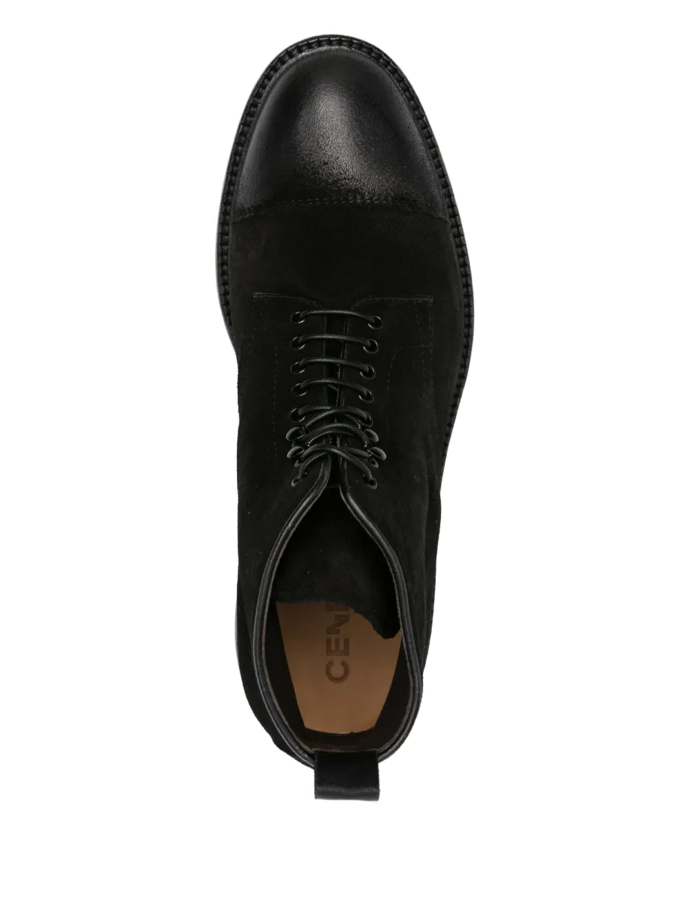 Cenere GB lace-up boots Black
