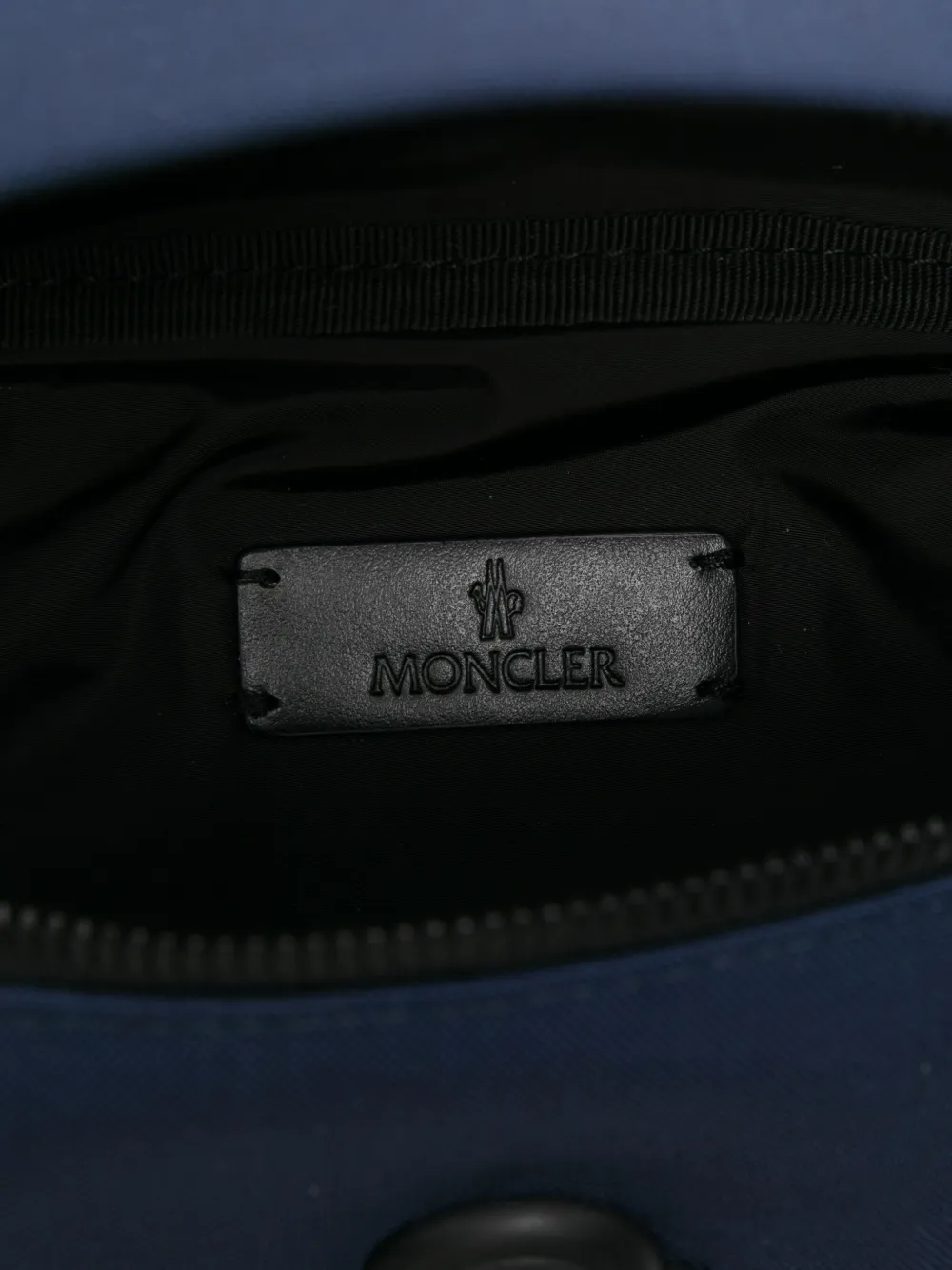 Moncler Heuptas met logopatch Blauw