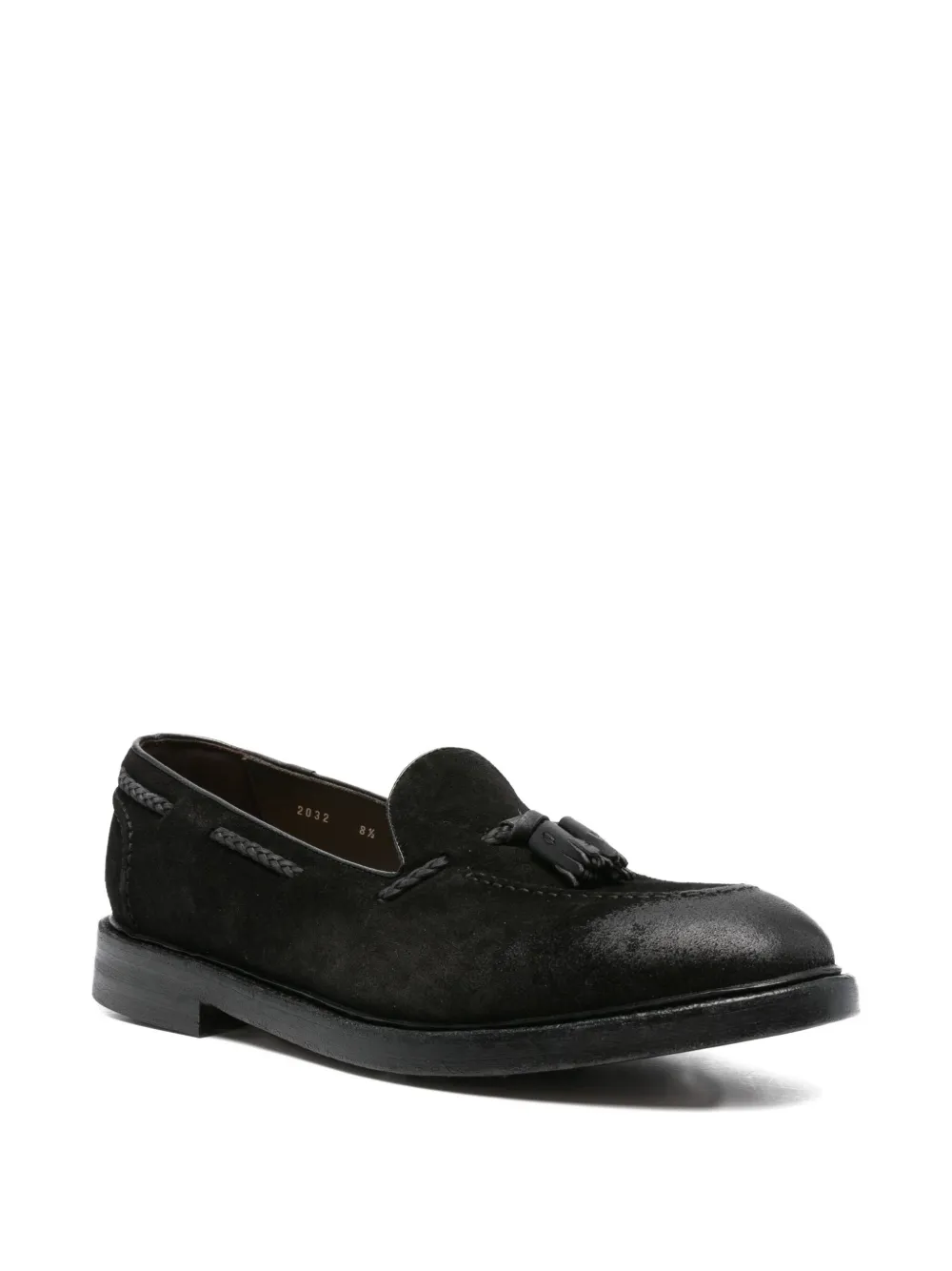 Cenere GB Suède loafers - Zwart
