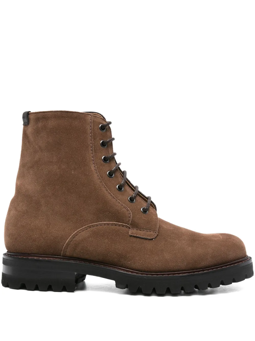 Church's lace-up suede boots Brown