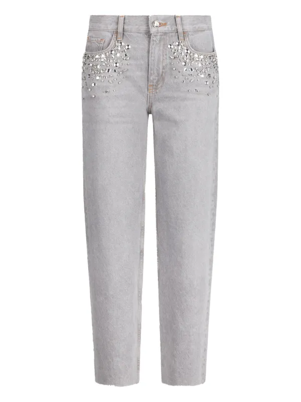 LIU JO jeans con apliques de strass