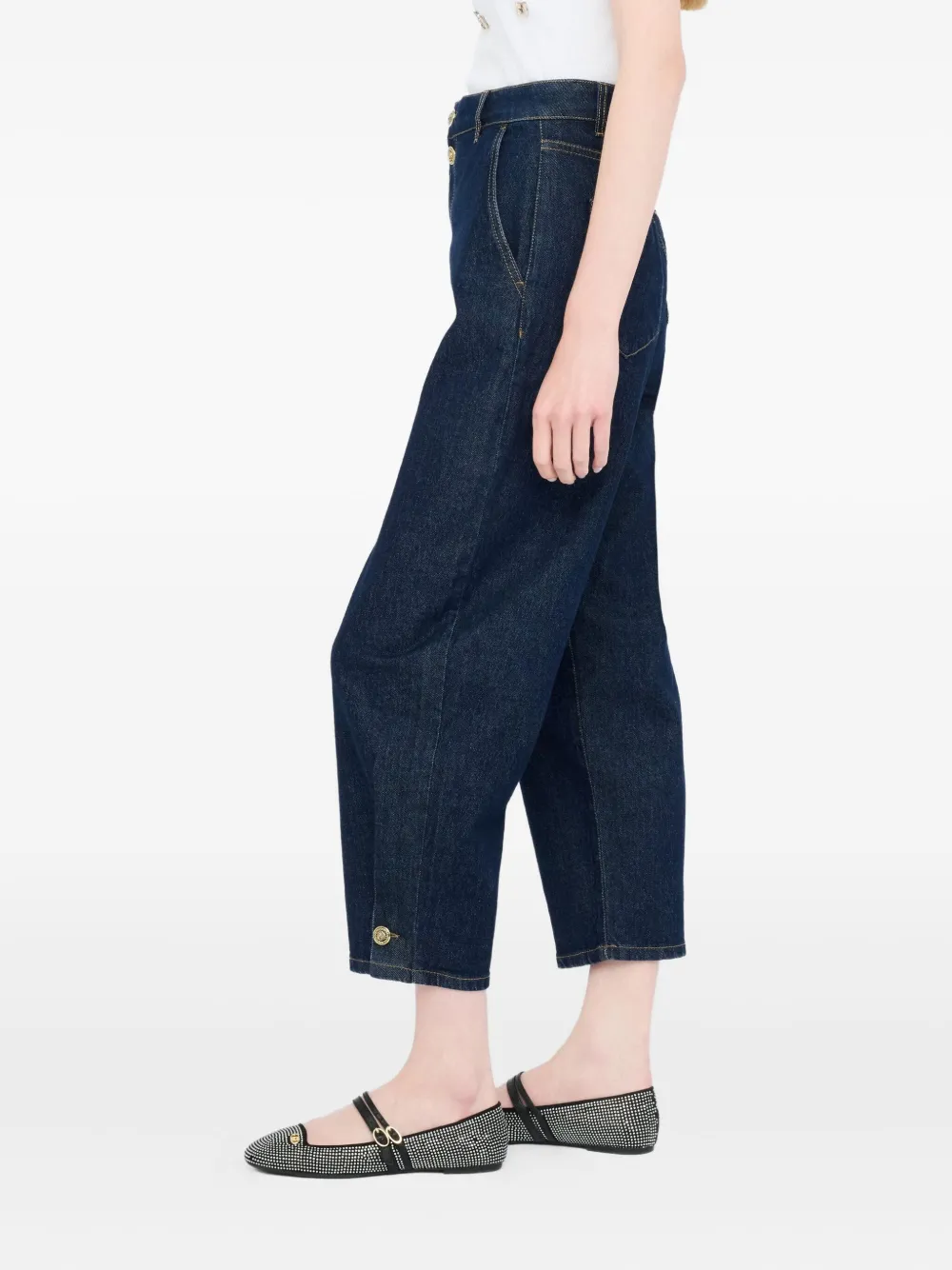 LIU JO Jeans met knoopsluiting Blauw